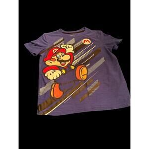 Super Mario Bros Nintendo‎ T-shirt Boys M 8